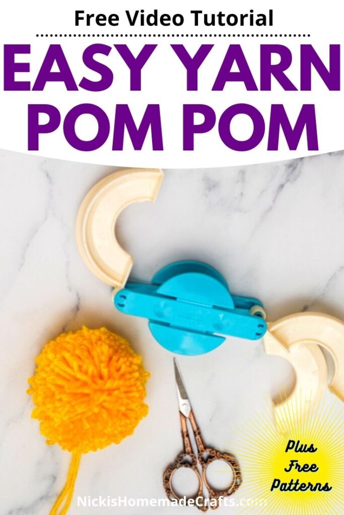 How to make a perfect pompom using a pompom maker/ clover pompom maker  tutorial 