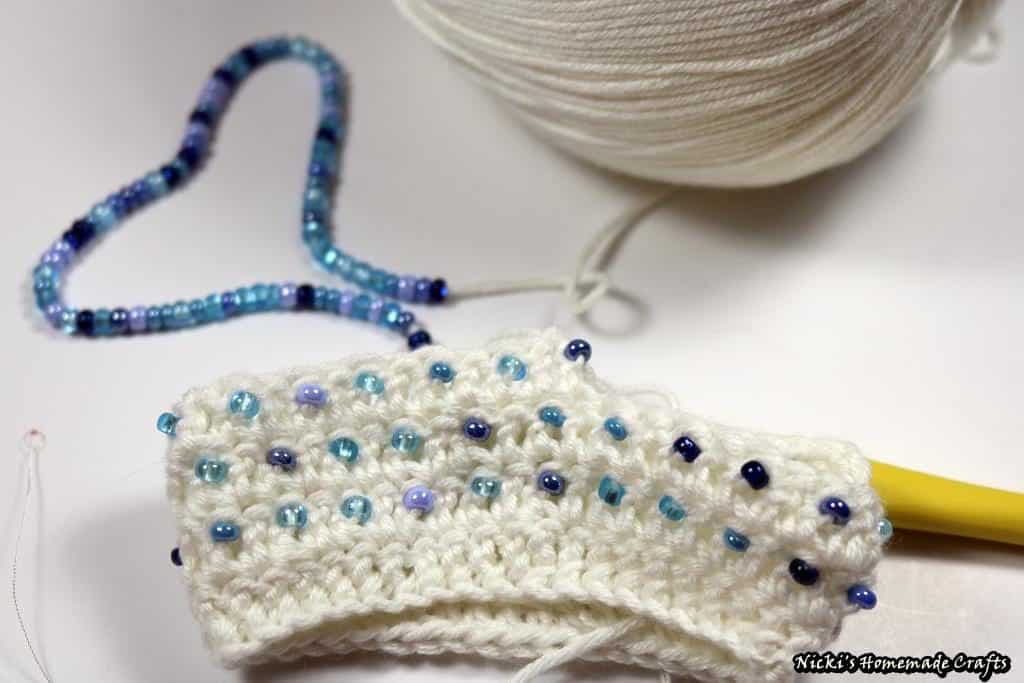 Beaded Double Crochet Stitch