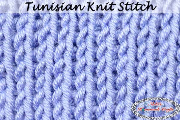 Tunisian crochet tutorial: How to Tunisian knit stitch - KnitterKnotter