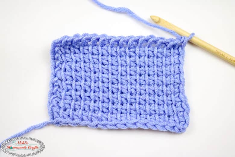 Download How to Crochet the Tunisian Simple Stitch - Photo and Video Tutorial - Nicki's Homemade Crafts