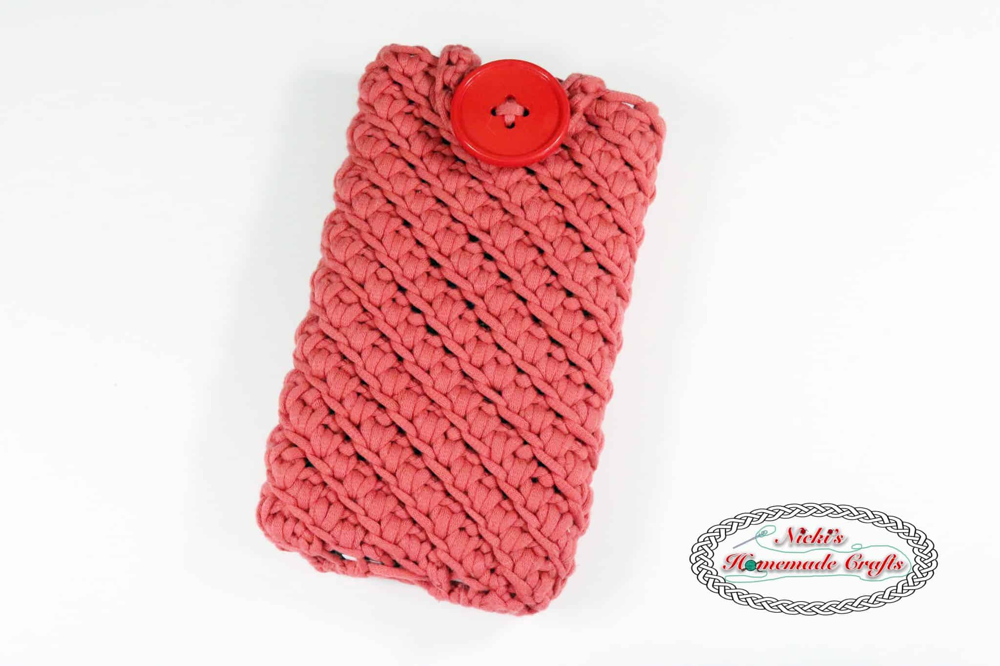Cell Phone Pouch - Free Crochet Pattern - Nicki's Homemade Crafts