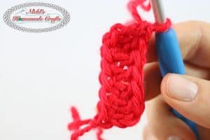 Foundation double crochet