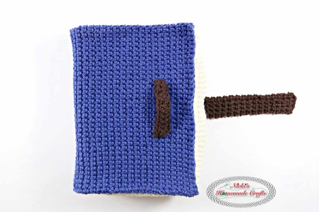 Free Crochet Pattern using the thermal stitch for a Book Cover Pattern, bible, books, potholders, blankets, study bottoms, bags