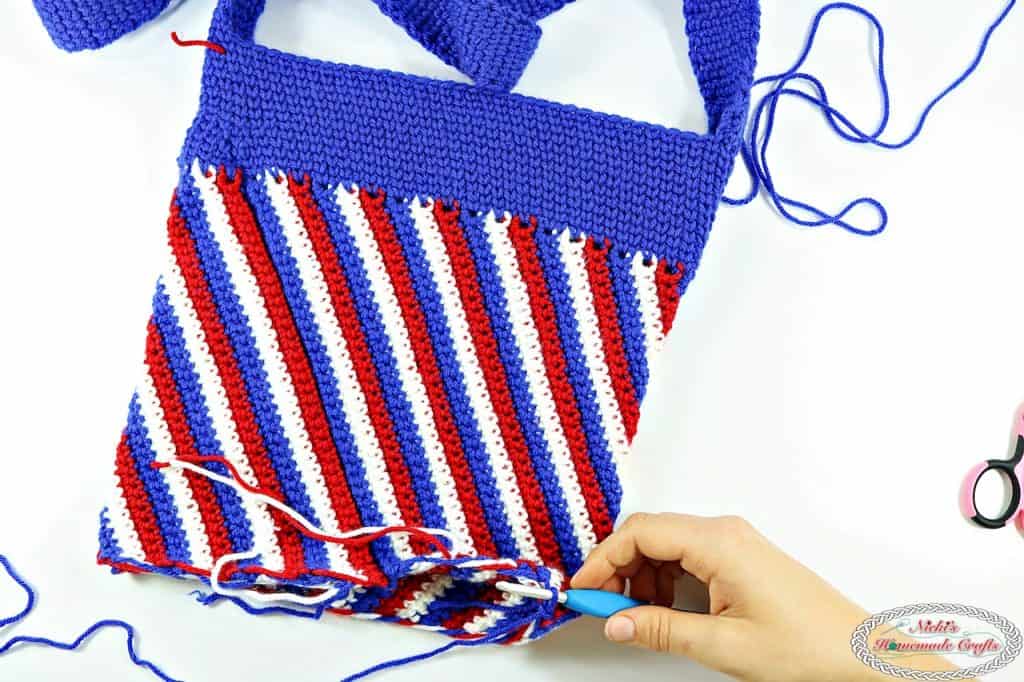 Crochet Pattern Bag with Stripes PDF Graphic by A.more.nushka · Creative  Fabrica