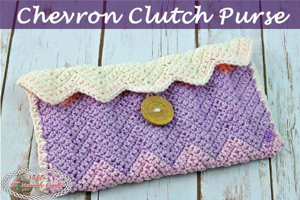 Chevron Clutch Purse - Free Crochet Pattern - Nicki's Homemade Crafts