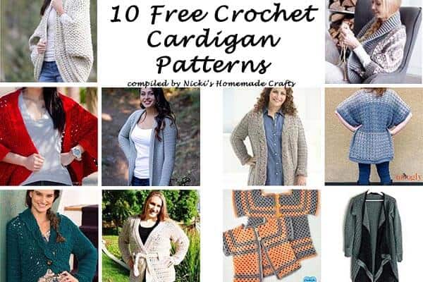 all free crochet cardigan patterns