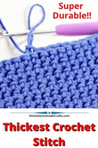 Thermal Stitch Crochet Tutorial - Nicki's Homemade Crafts