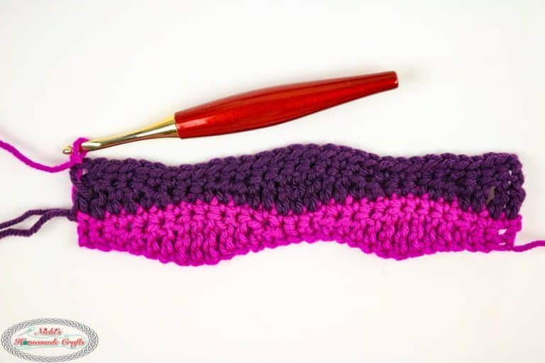 Long Wave Crochet Stitch Pattern Photo and Video Tutorial