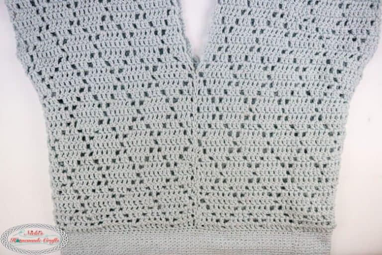 Beautiful Diamond Top Crochet Pattern Made with Filet Crochet