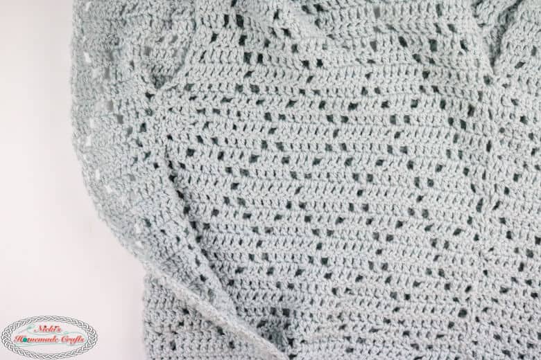 Beautiful Diamond Top Crochet Pattern Made with Filet Crochet