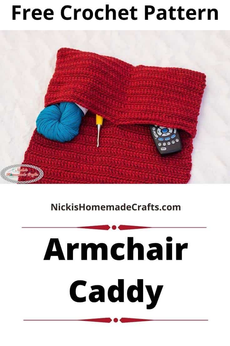 Free Stylish Crochet Armchair Caddy Pattern Nicki's Homemade Crafts