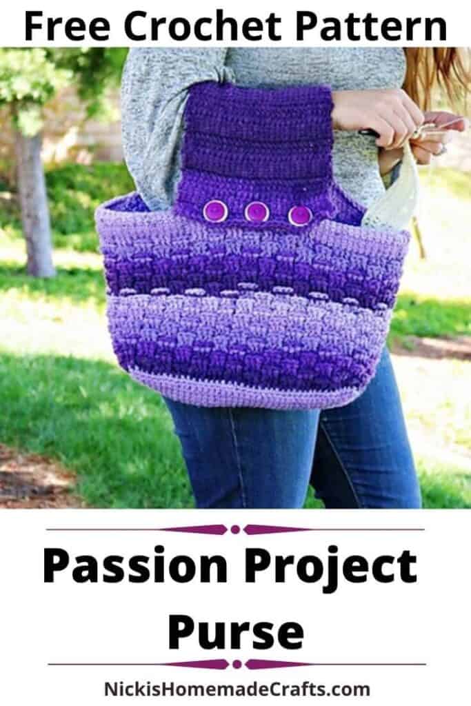 Free shipping:Purple handmade crochet bag handle cover/protector