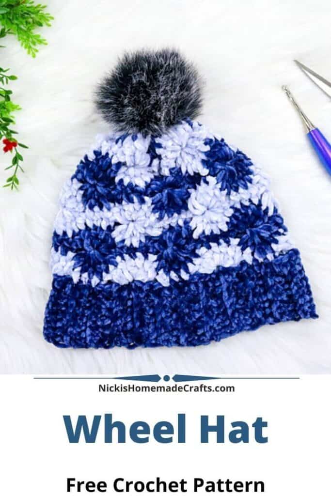 How to Crochet a Velvet Hat using the Wheel Stitch - Free Pattern