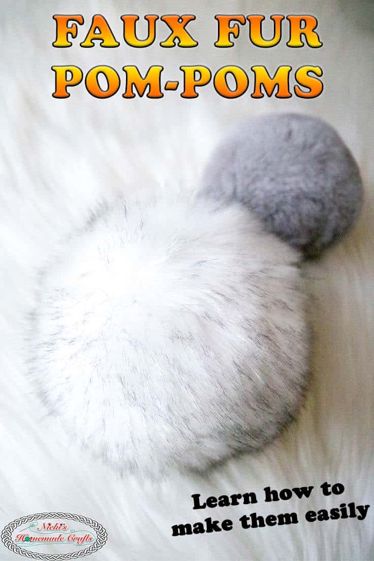 How to make Amazing Faux Fur Pom-Poms for Hats Easily