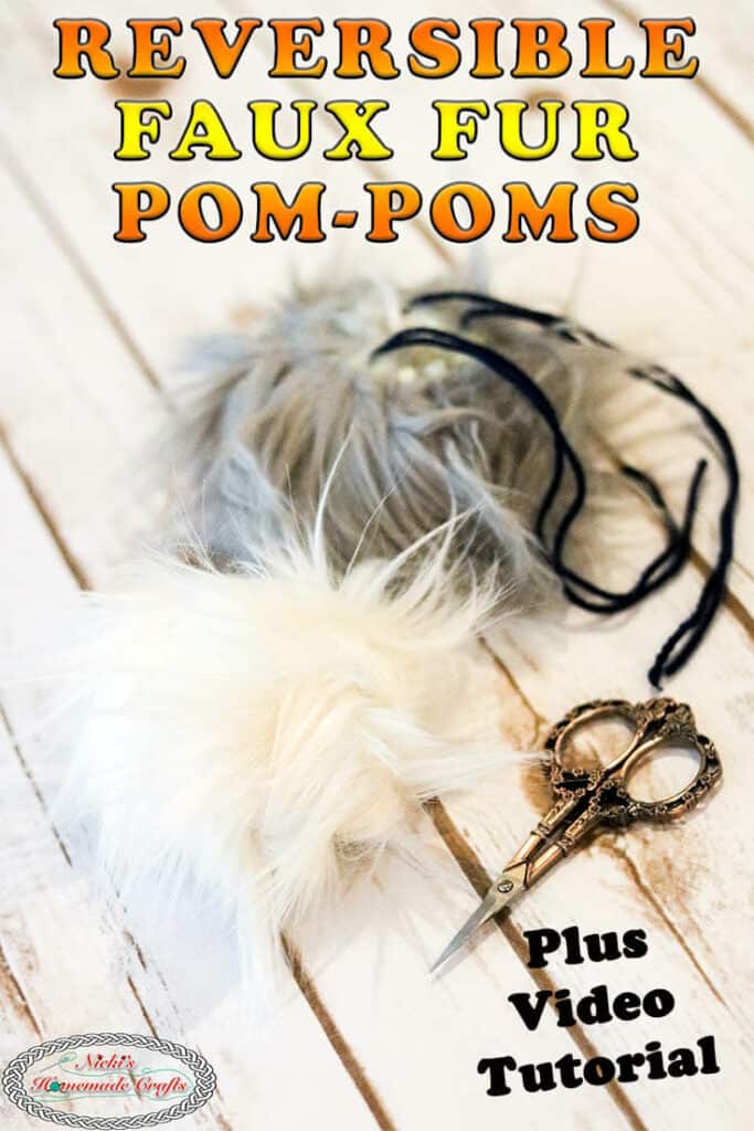 How to Make a Faux Fur Pom Pom DIY 
