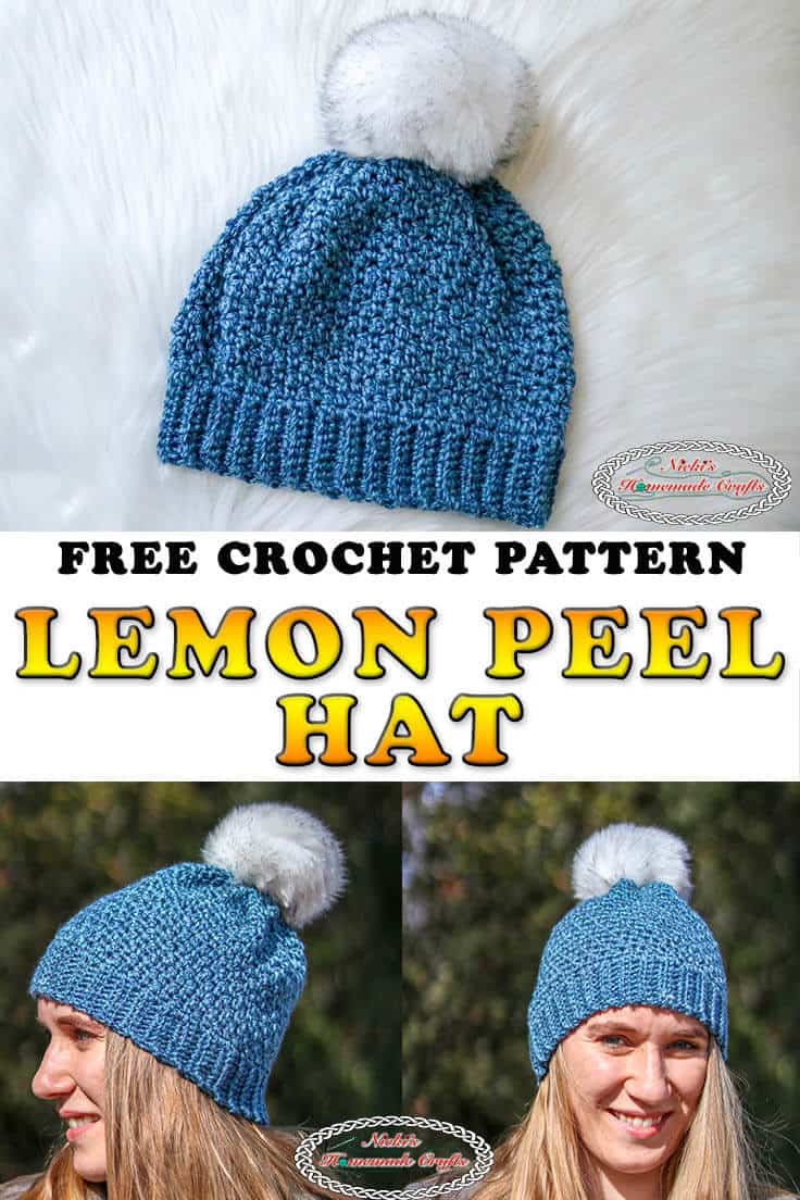 How to Crochet the Lemon Peel Hat Easy Free Pattern