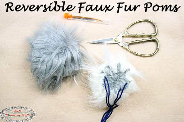 2 ways to attach a Faux Fur Pom Pom 