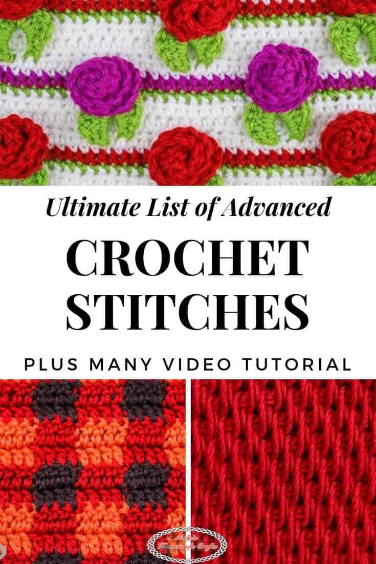 Advanced Crochet Stitches - Ultimate List - Nicki's Homemade Crafts