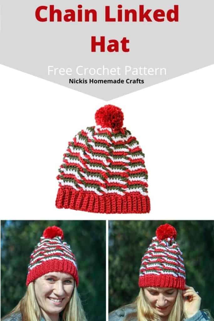 How to Crochet the Chain Linked Hat Easily - Amazing Free Pattern