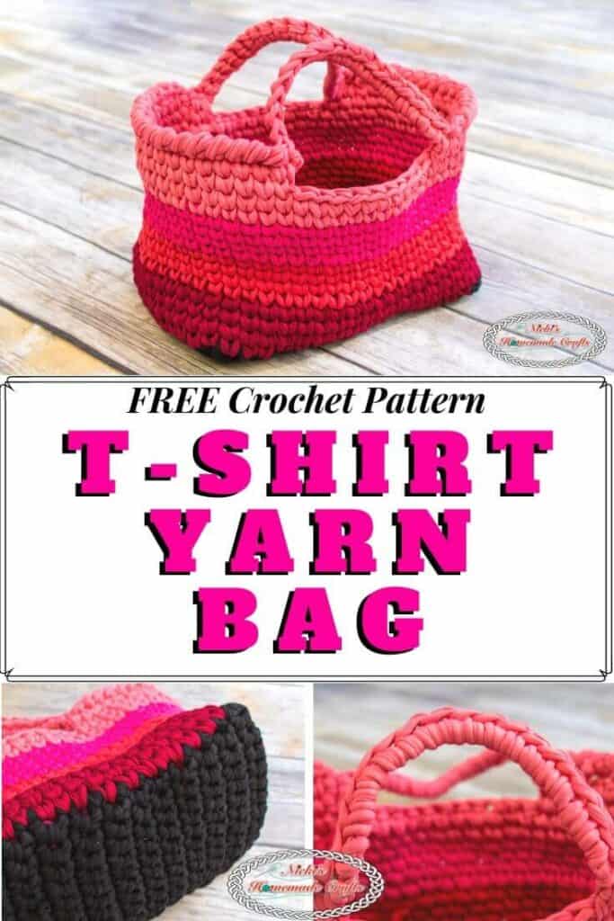 t shirt yarn bag patterns free