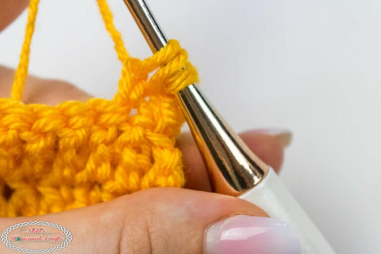 Extended Double Crochet (EDC) Stitch Tutorial Nicki's Homemade Crafts