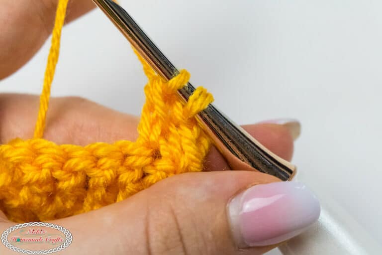 Extended Double Crochet (EDC) Stitch Tutorial Nicki's Homemade Crafts