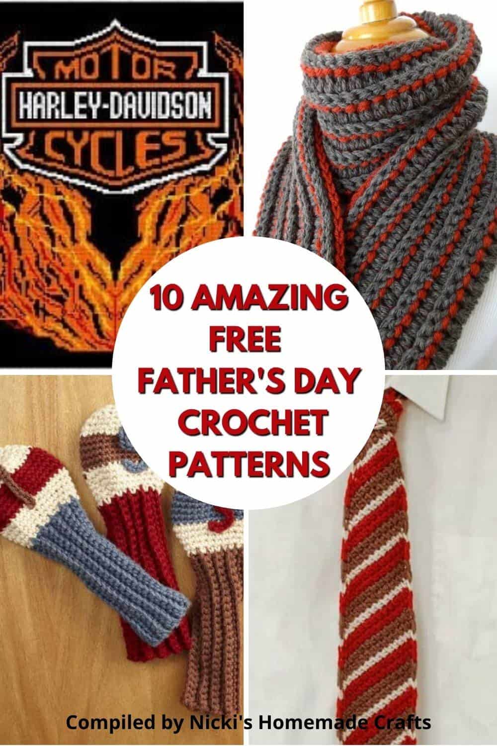 10 Amazing Free Father's Day Crochet Patterns are the Perfect Gift Ideas