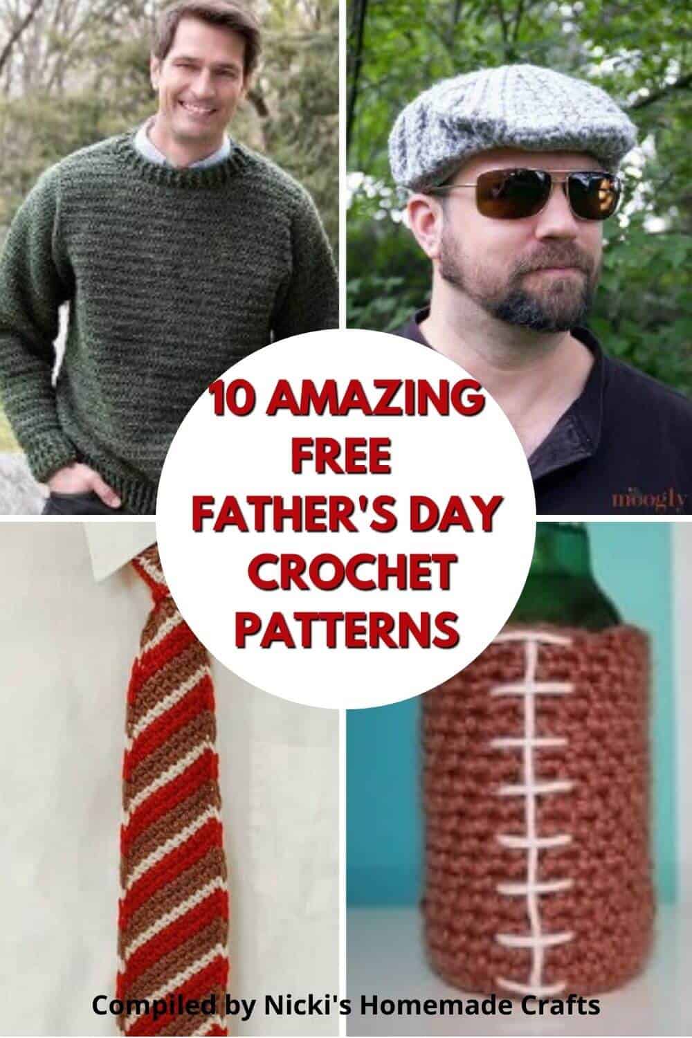 10 Amazing Free Father's Day Crochet Patterns are the Perfect Gift Ideas