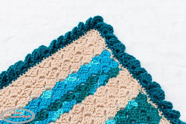 Easy Beach Crochet Blanket Free Pattern Nicki's Homemade Crafts