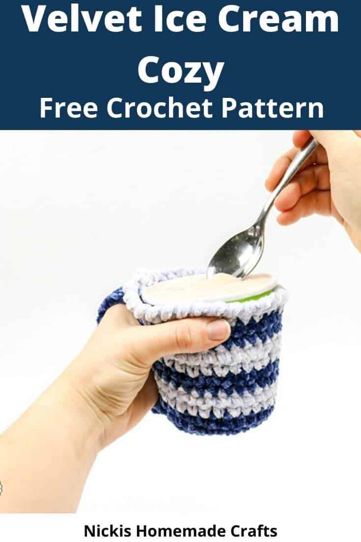 How to Crochet an Ice Cream Cozy Easily - Free Pattern