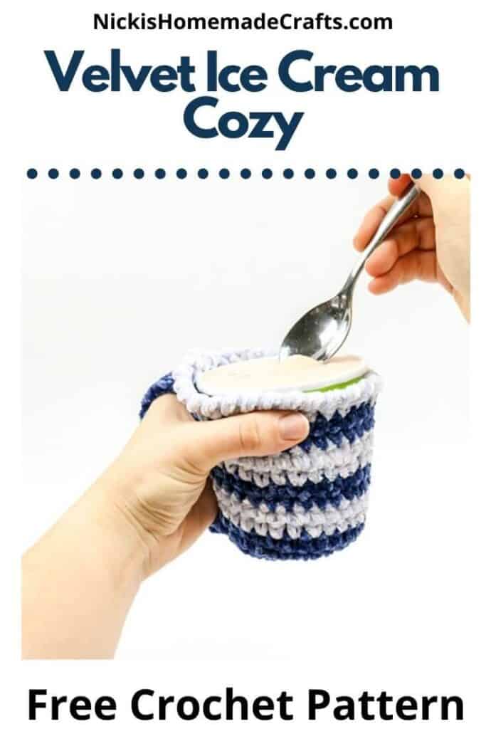 How to Crochet an Ice Cream Cozy Easily Free Pattern