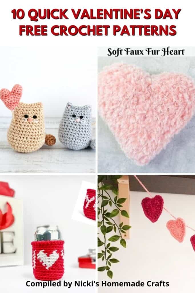 10 Quick FREE Stunning Valentine's Crochet Patterns Nicki's Homemade