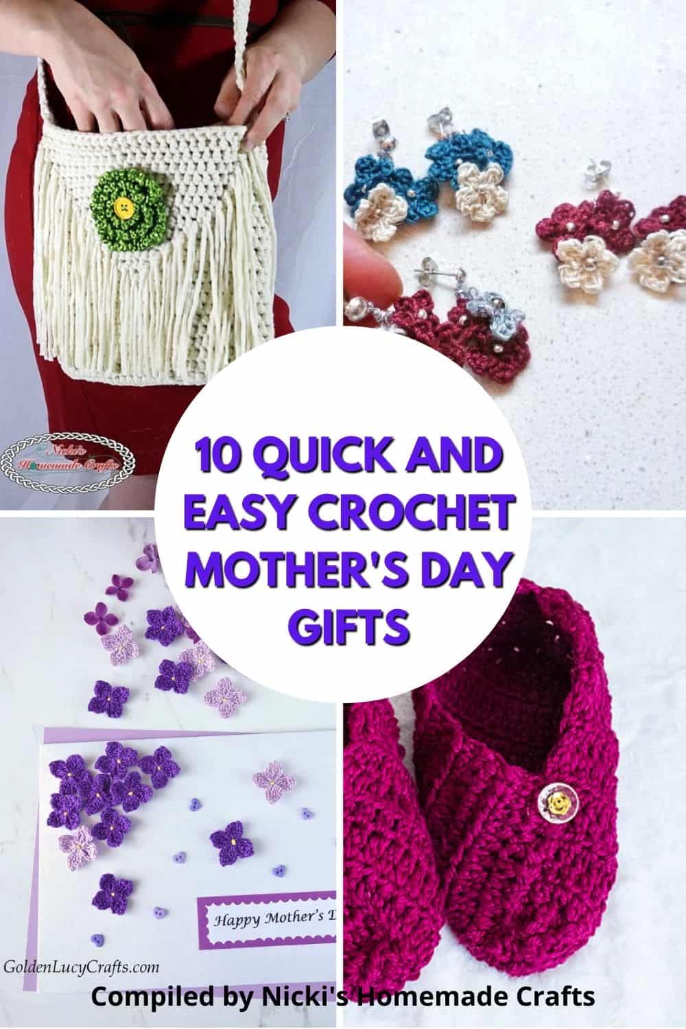 10 Quick and Easy Crochet Gifts for Mother's Day Nicki's Homemade Crafts