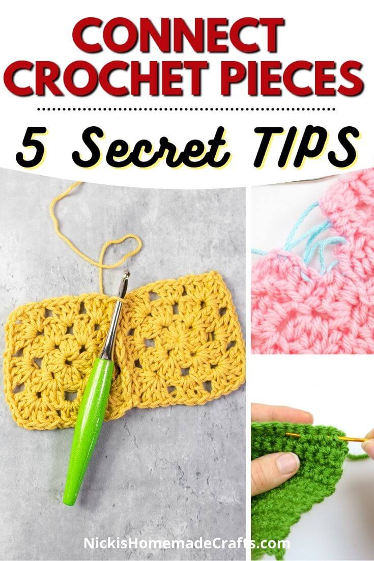 5 Easy Ways to Join Crochet Pieces Together Nicki's Homemade Crafts