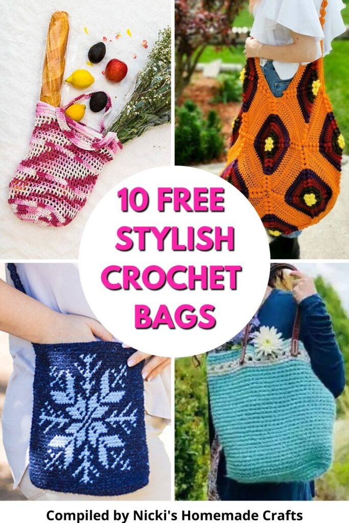 10 Best Stylish Free Crochet Bag Patterns (2023)