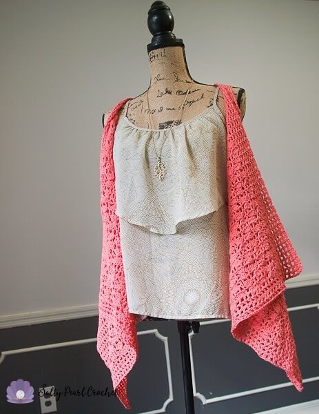 Clamshell Lace Vest