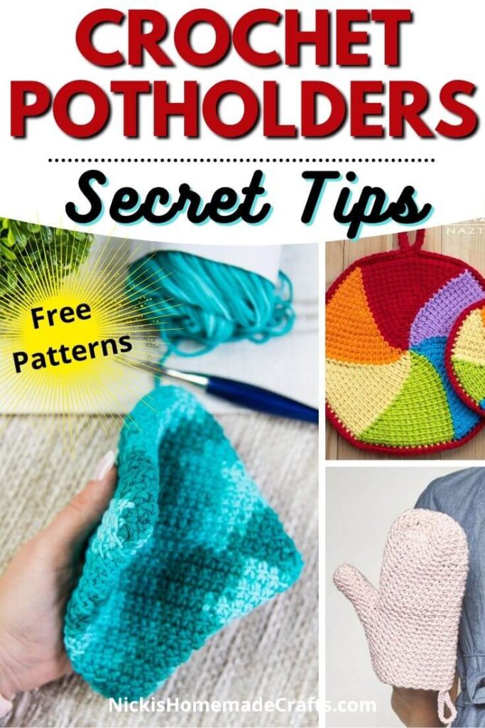 5 Quick and Easy Crochet Potholders Patterns Nicki's Homemade Crafts