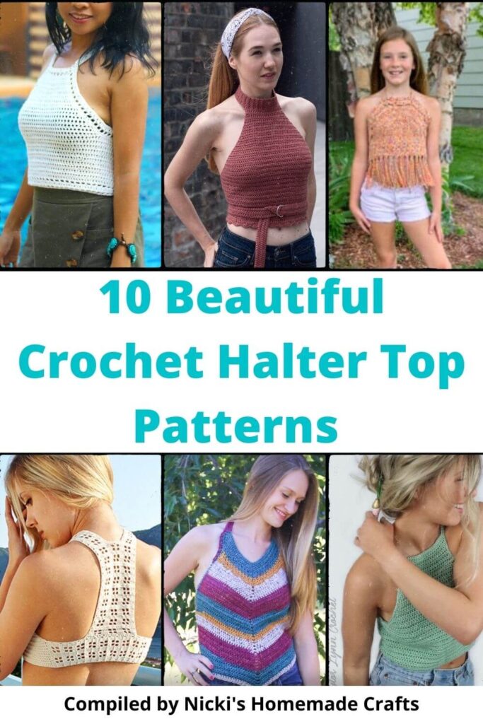 10 The Best Crochet Halter Tops  Crochet top pattern, Crochet crop top  pattern, Crochet tops free patterns