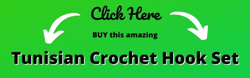 Clover Tunisian Crochet Hook Interchangeable Set (Sizes E to L)