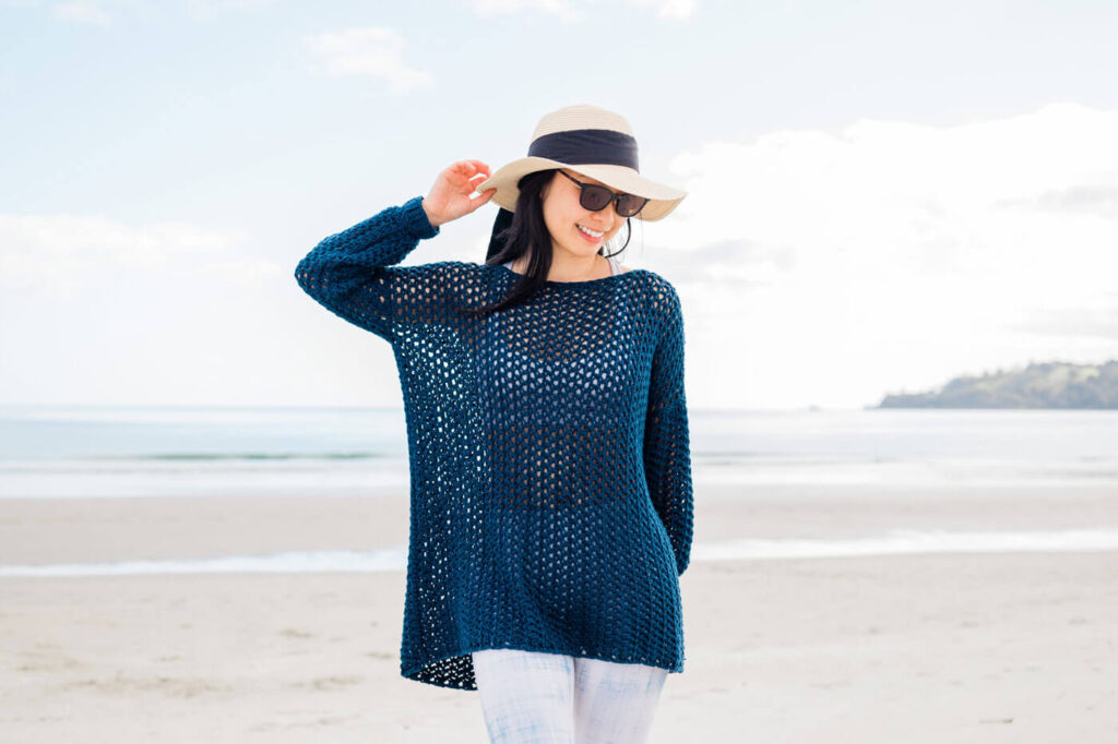 10 FREE Beautiful Crochet Beach Cover Up Patterns - Nicki's