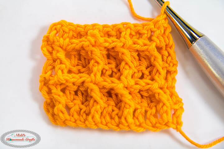 Crochet Waffle Stitch Tutorial with Easy Video Step By Step Instructions -  Nicki's Homemade Crafts