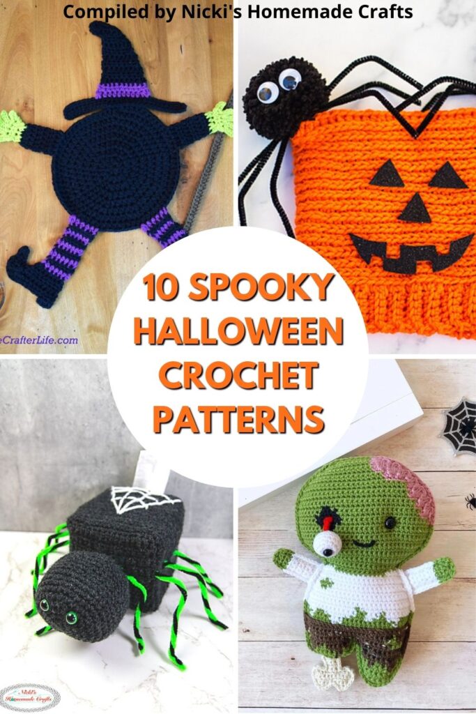 10 Spooky Halloween Crochet Patterns Nicki's Homemade Crafts