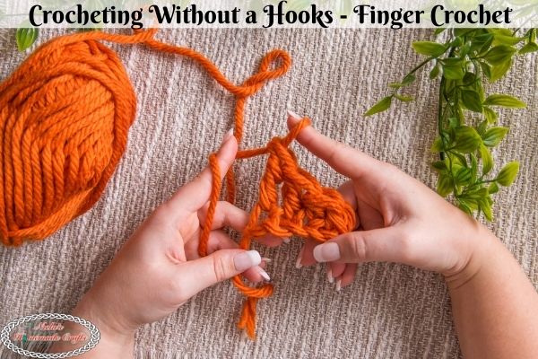Finger Crochet is an alternative to using a traditional crochet hook. This  technique works great especially when teachi…