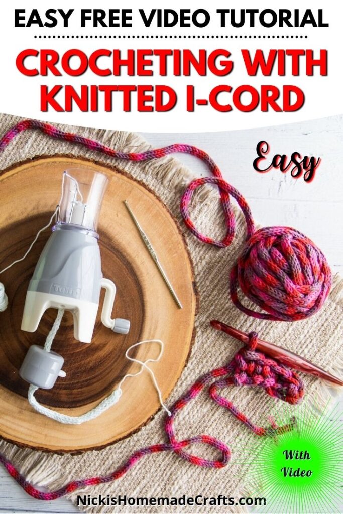Hooked on Needles: Fun Cord-Knitting Gadget -- Embellish Knit