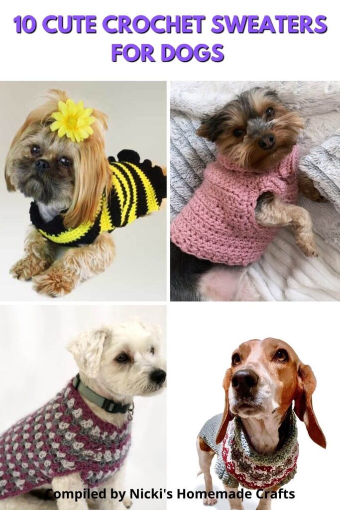 Dandy Dog Sweater: Easy Crochet Dog Sweater Pattern