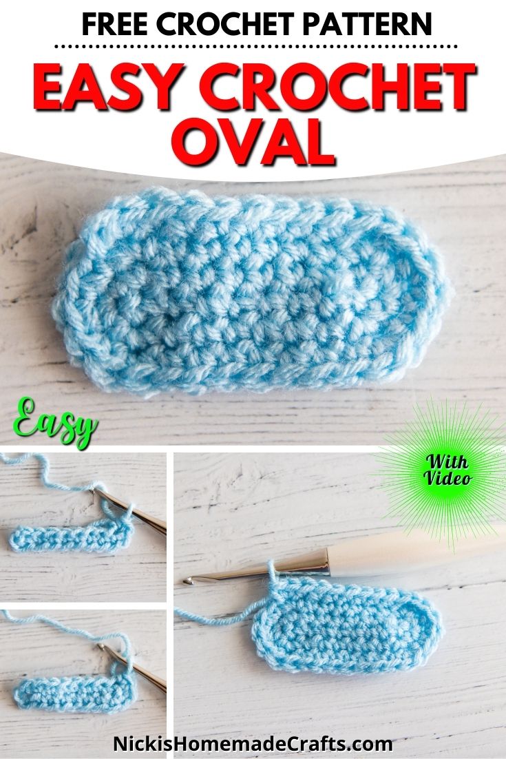 How to Crochet an Oval Pattern Nicki's Homemade Crafts