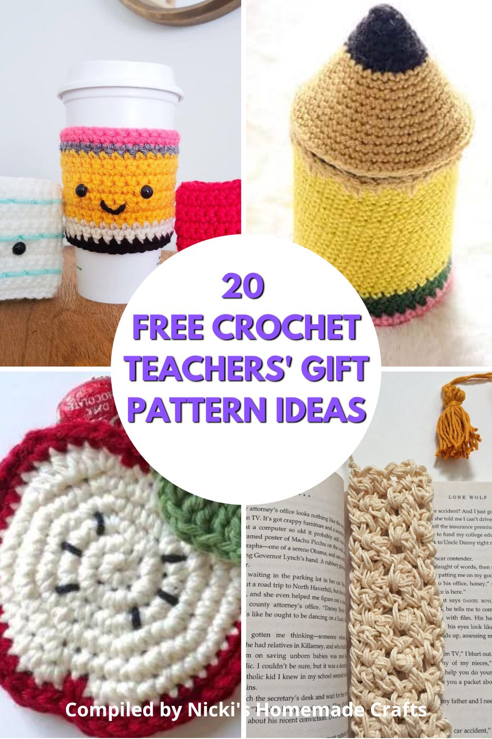 20 Amazing Free Crochet Teachers' Gifts - Nicki's Homemade Crafts