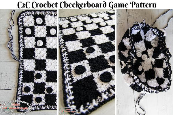 checkerboard on back of the games