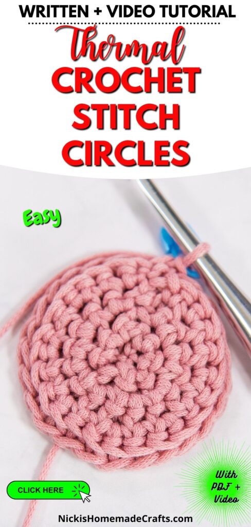 Thermal Crochet Circles - Easiest and Best Tutorial - Nicki's