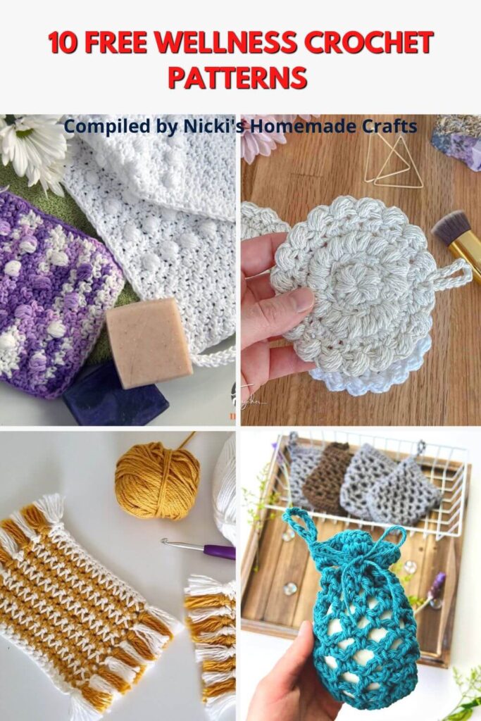 10 FREE Crochet Wellness Patterns To Relax With - Nicki's Homemade Crafts